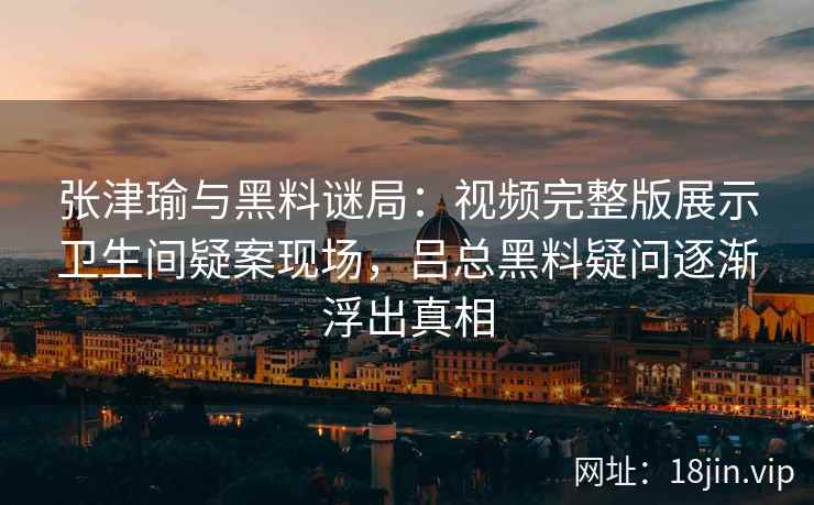张津瑜与黑料谜局：视频完整版展示卫生间疑案现场，吕总黑料疑问逐渐浮出真相